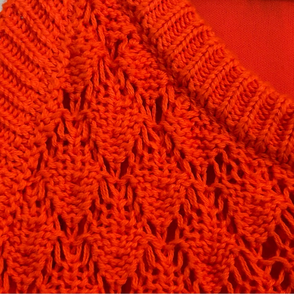 NWT ELIZA J CROCKET LINED HALTER DEEP ORANGE DRESS XL - Picture 4 of 11